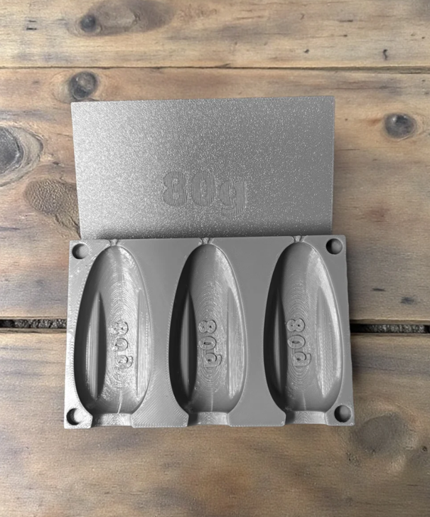 80 g Bullet concrete fishing weight mold